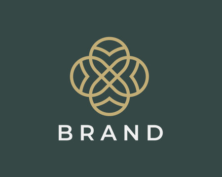 Ornament logo and icon design vector.のイラスト素材