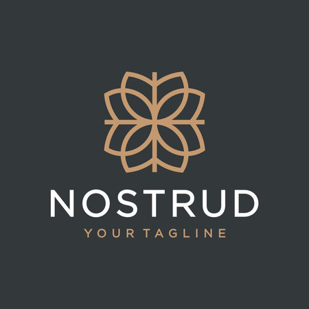 Ornament logo and icon design vector.のイラスト素材