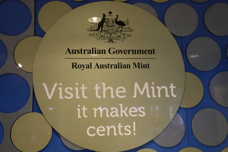 Royal Australian Mint in Canberra of Australia