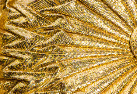 The abstract of gold fabric
