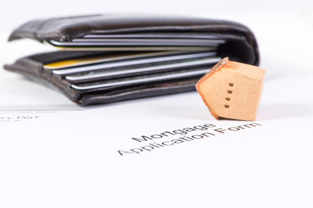 House and document, invesment and realestate conceptの写真素材
