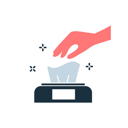 Vector icon about prevention virusのイラスト素材