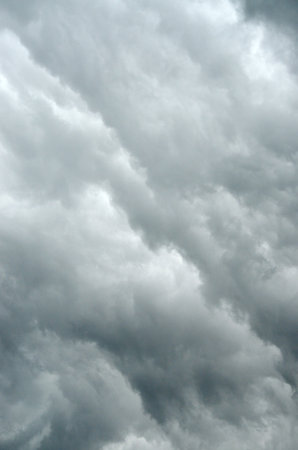 Storm clouds in the skyの写真素材