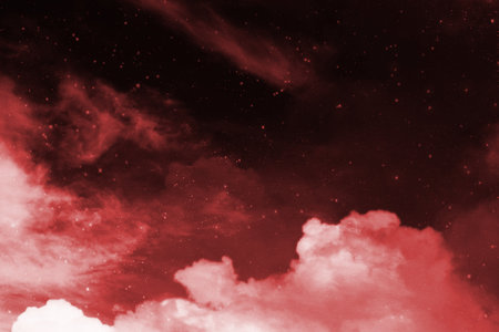 Star and nebular and galaxy backgroundの写真素材