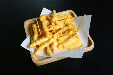 French fries cheese. 