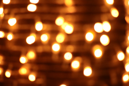 Abstract bokeh night light background,