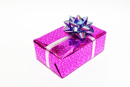 Christmas and happy new year theme background.Gift with white background.