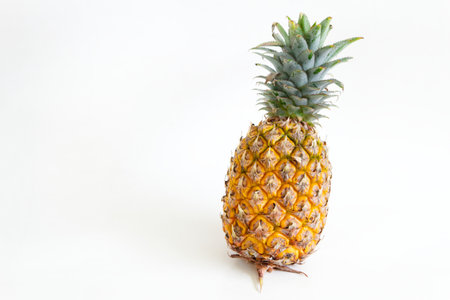 Pineapple on white background