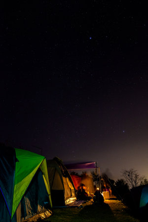 Stars in the Night Skyの写真素材