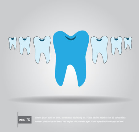 Tooth vector Iconのイラスト素材