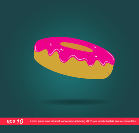 donut iconのイラスト素材