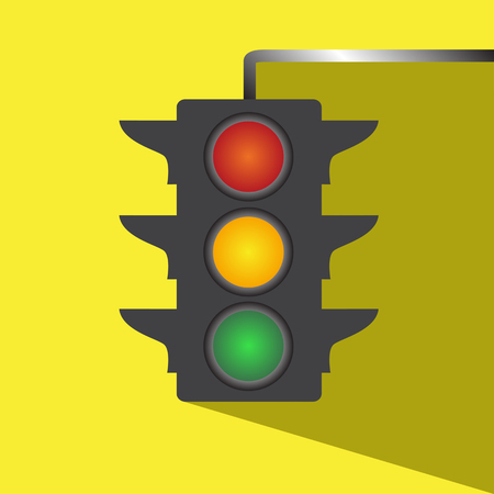 traffic light vector iconのイラスト素材