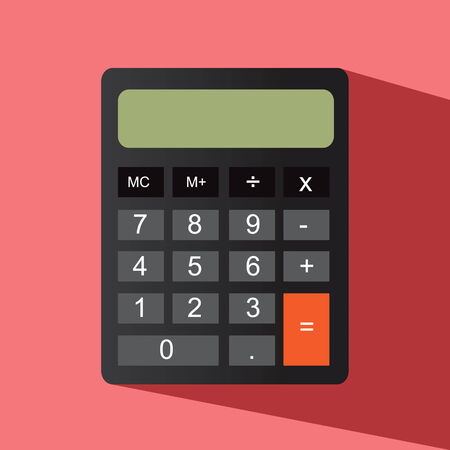calculator vector iconのイラスト素材