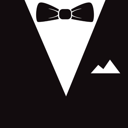 tuxedo man vector iconのイラスト素材