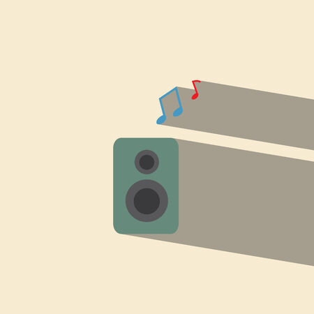 speakers flat icon  のイラスト素材