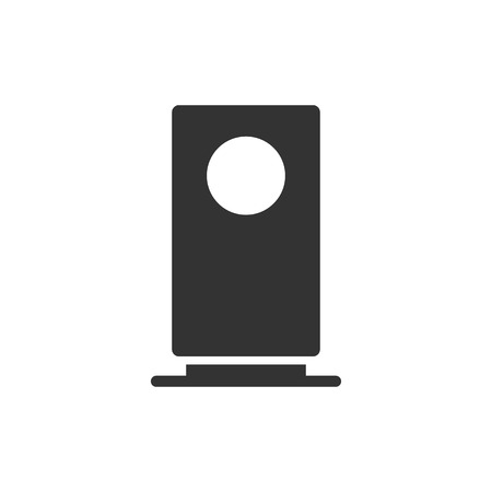 Speaker symbol icon vector illustration eps10 on white backgroundのイラスト素材