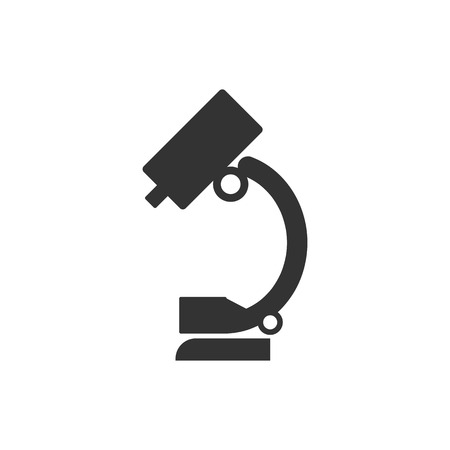 microscope icon vector illustration  on white backgroundのイラスト素材
