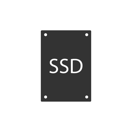solid-state-drive symbol icon vector illustration eps10 on white backgroundのイラスト素材