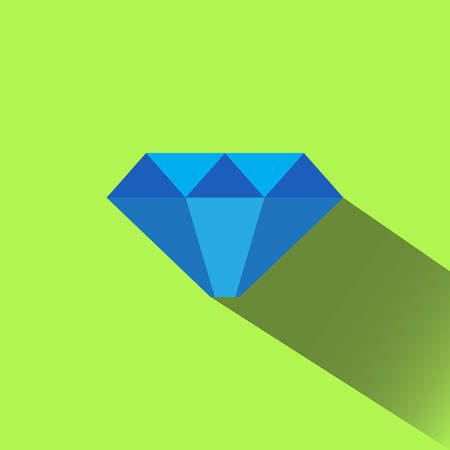 Diamond  long shadow のイラスト素材