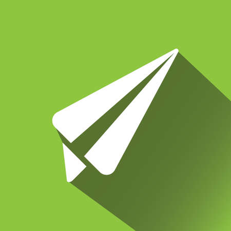 Send symbol long shadowのイラスト素材