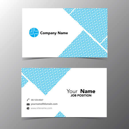 name card template のイラスト素材