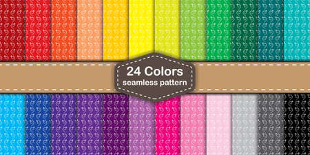 colourful vintage pattern seamless vector illustrationのイラスト素材