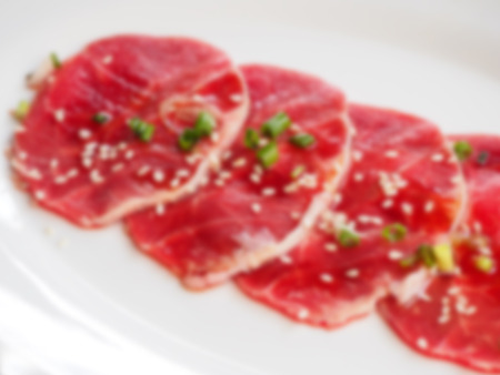 Blurred abstract background of Beef Seasoningの写真素材
