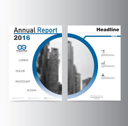 Modern Vector abstract brochure, cover annual report or flyer design templateのイラスト素材