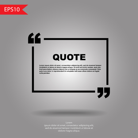 Quote blank with text bubbleのイラスト素材