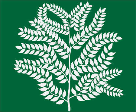 abstract  Tree Branches, symbol of nature on background greenのイラスト素材