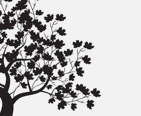 Background with abstract tree  Vectorのイラスト素材