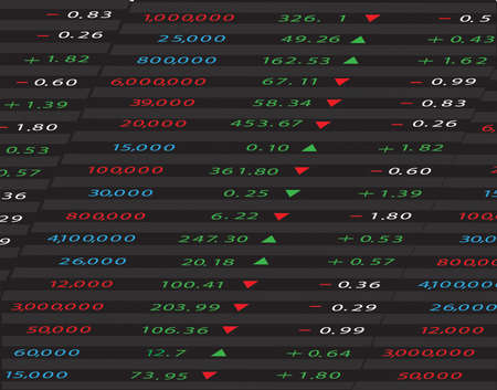 stock marketのイラスト素材