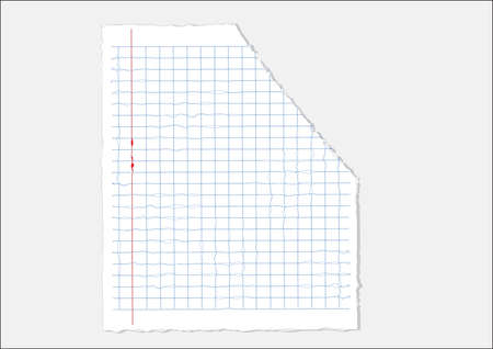 papers Tear ready for your message. Vector illustration.のイラスト素材