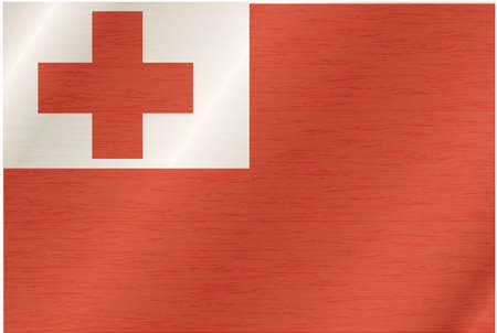 Flag of Tongaのイラスト素材
