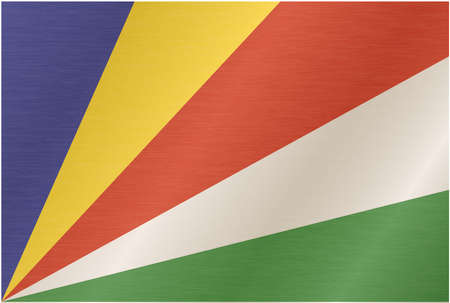 Flag of Seychellesのイラスト素材