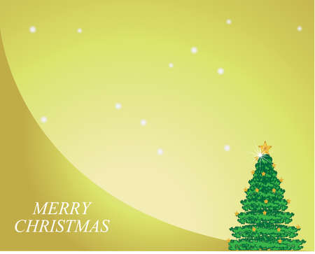 Merry Christmas Snowflake greeting card design background, vector illustrationのイラスト素材