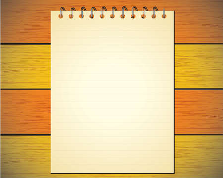 Note-pad background of white paperのイラスト素材