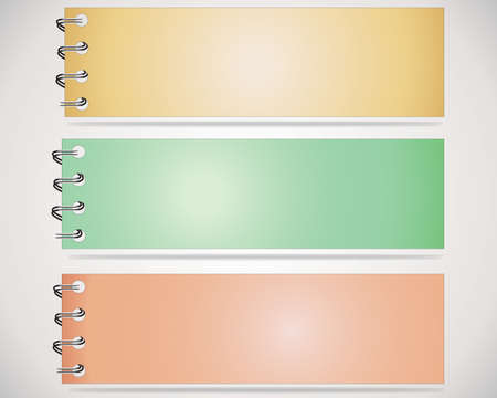 Note, vector illustrationのイラスト素材