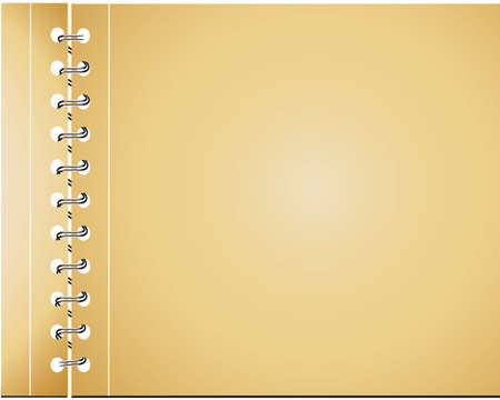 recycled paper notebook front cover -vectorのイラスト素材