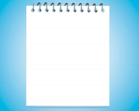 Vector notepadのイラスト素材