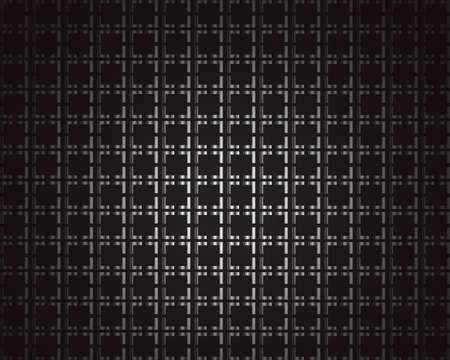 Black metallic background with squares and space for textのイラスト素材