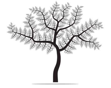 black treeのイラスト素材