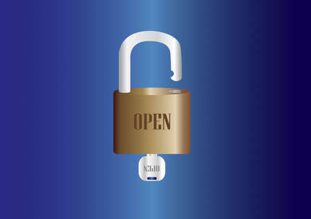 Padlock set with keys