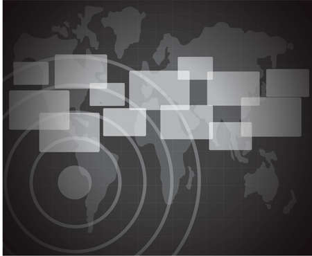 Dark black technology backgroundのイラスト素材