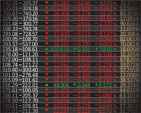 stock exchange graph backgroundのイラスト素材