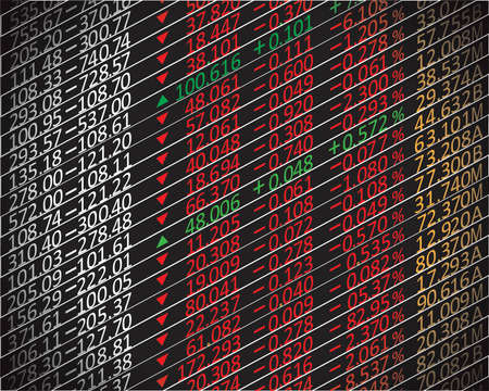 stock exchange graph backgroundのイラスト素材