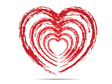 heart shape design for love symbols.のイラスト素材