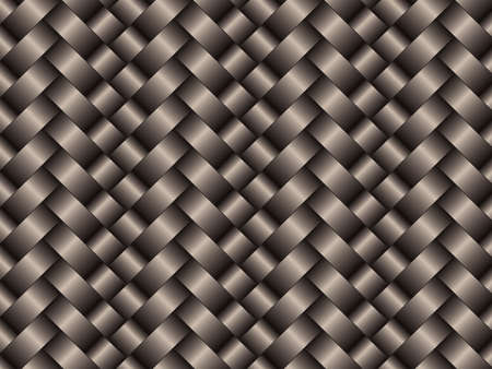 Black woven carbon fibre texture pattern backgroundのイラスト素材