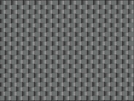Carbon fiber, bound crosswise fibers, vector graphics.のイラスト素材