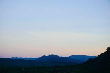 mountain and sky.